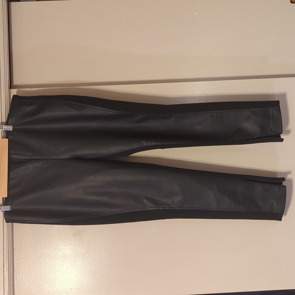 Lauren Ralph Lauren Faux Leather Leggings Black Size 12